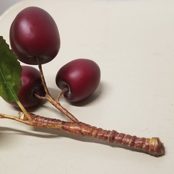 Artifical Faux Bing Cherry Decor (Pack of 12) - Picture 3 of 6